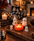 Ghost Campfire Halloween Figurine Set