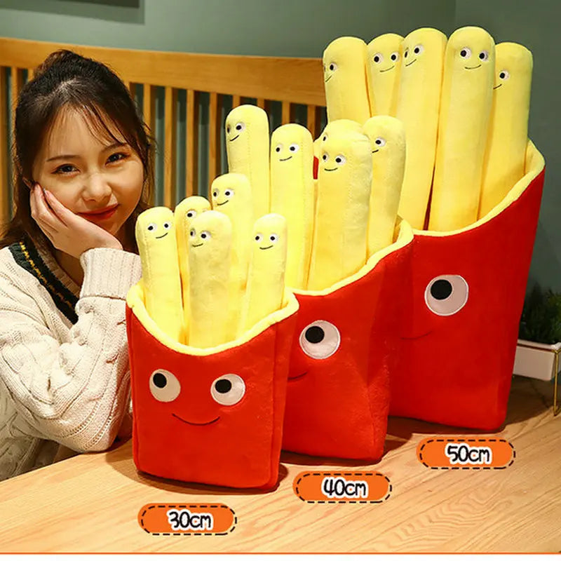 French Fries Plush Pillow