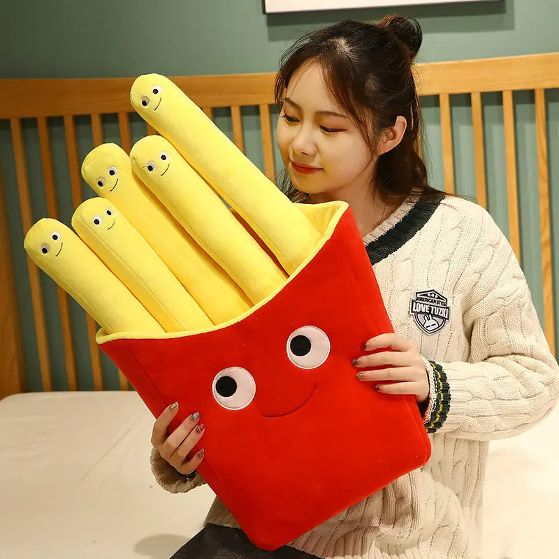 French Fries Plush Pillow