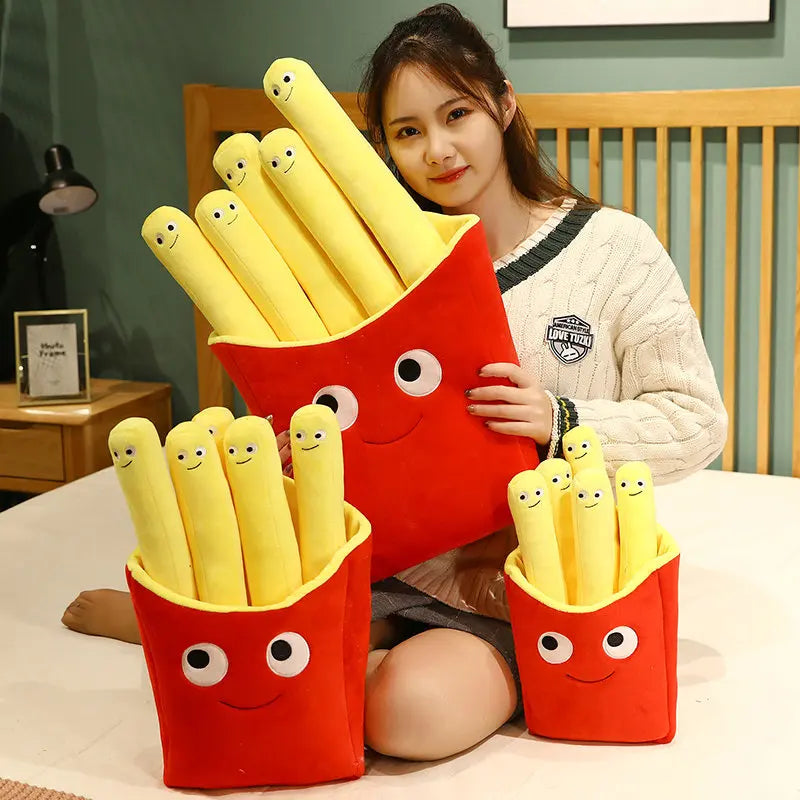 French Fries Plush Pillow