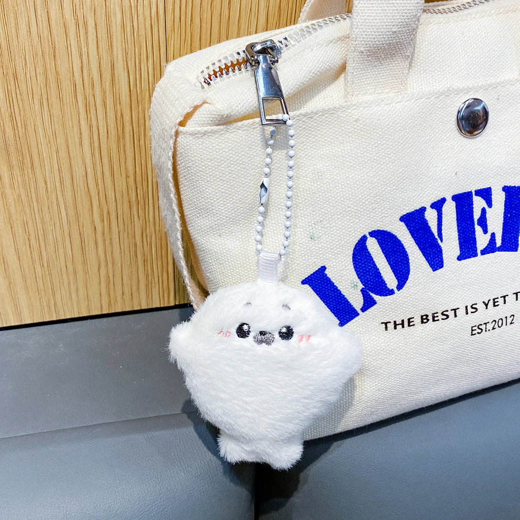 Baby Seal Plush Keychain