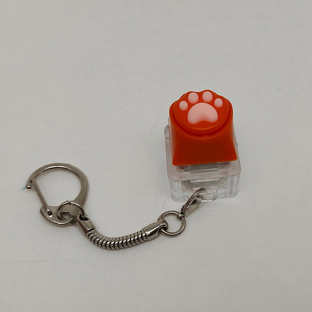 Cat Paw Clicker Keychain