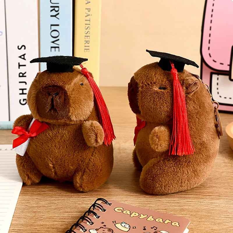 Capybara Plush Keychain
