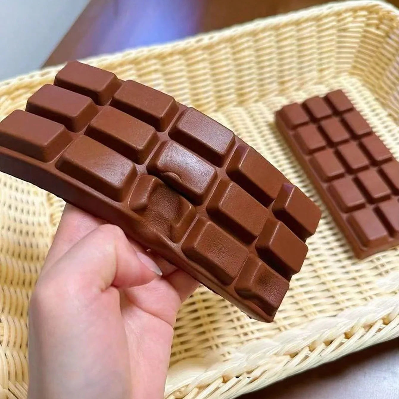 Slow-rebound chocolate stress relief toy