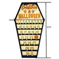 Wooden Halloween Countdown Calendar