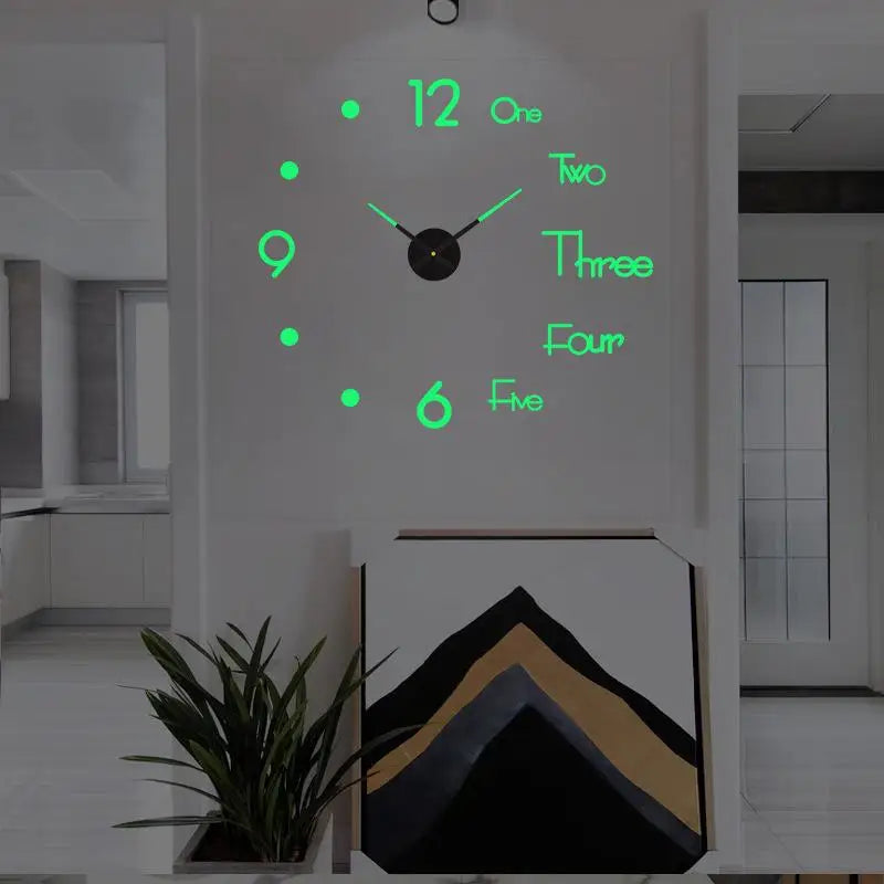 Glow-in-the-Dark DIY Wall Clock