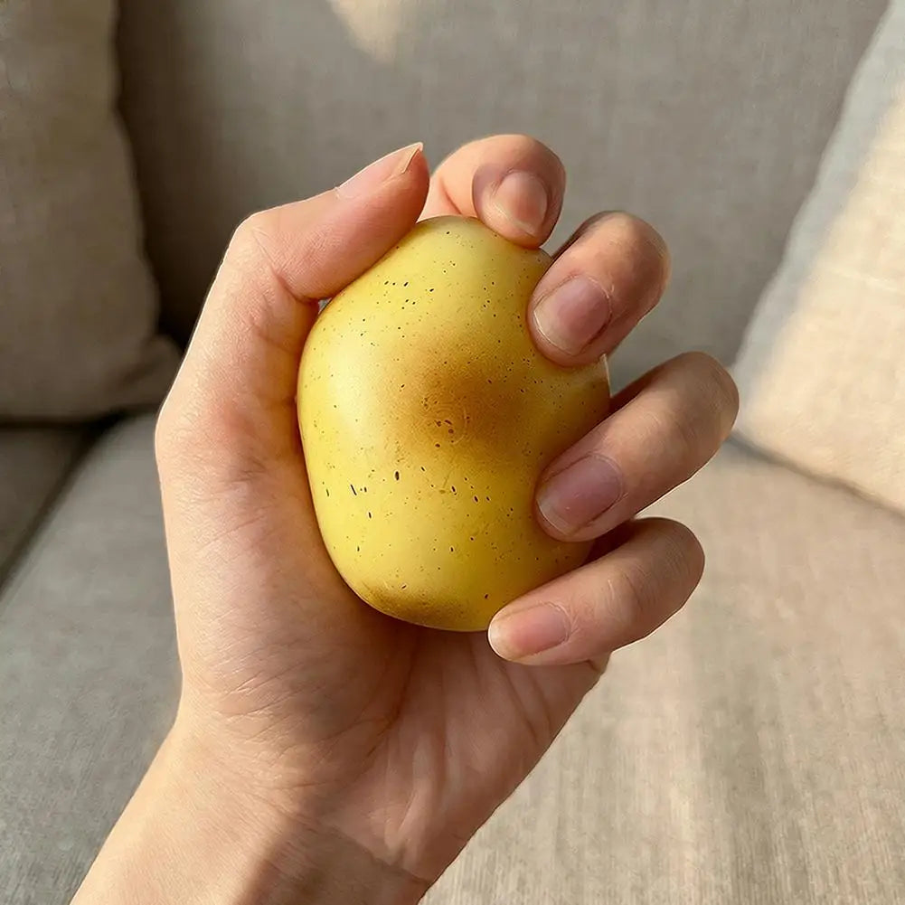 Slow-rise potato stress relief toy