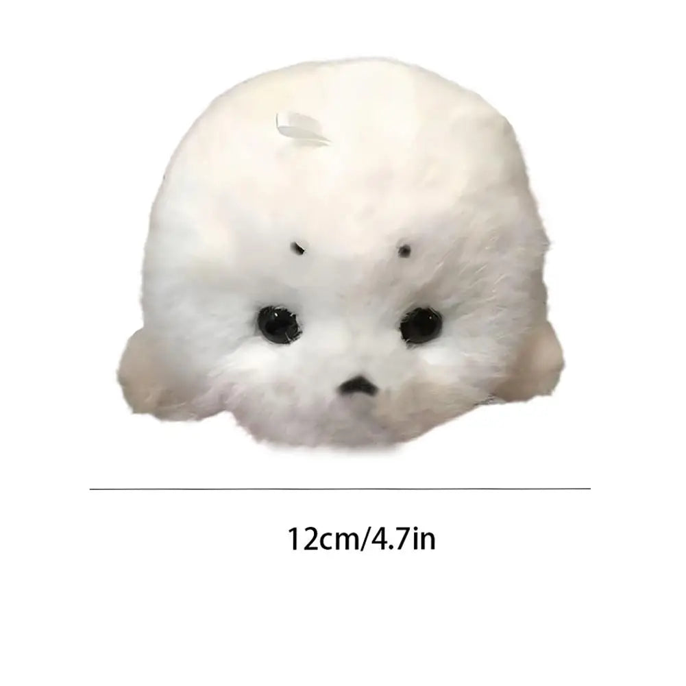 Mini Seal Plush Keychain
