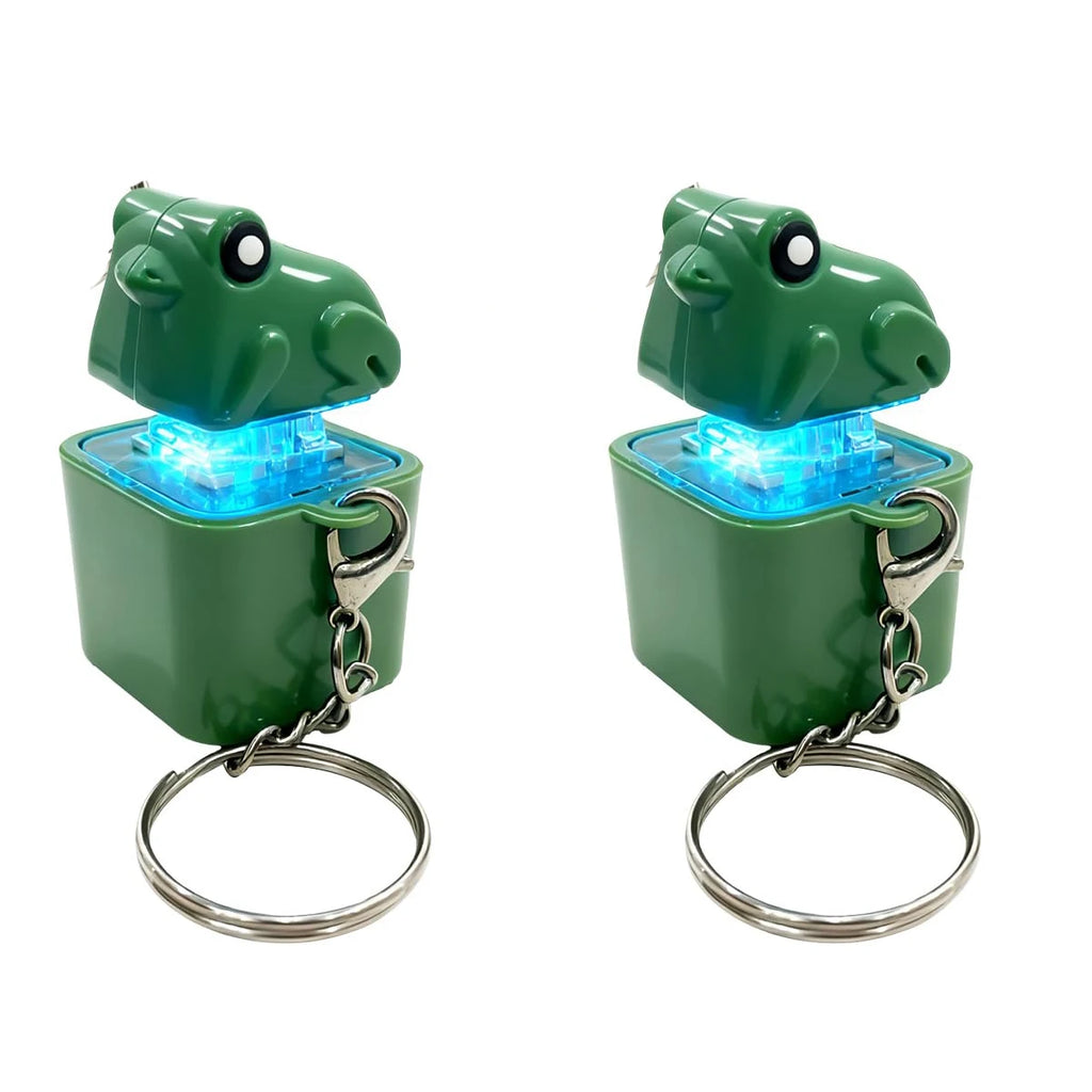 Croaking Frog Fidget Keychain