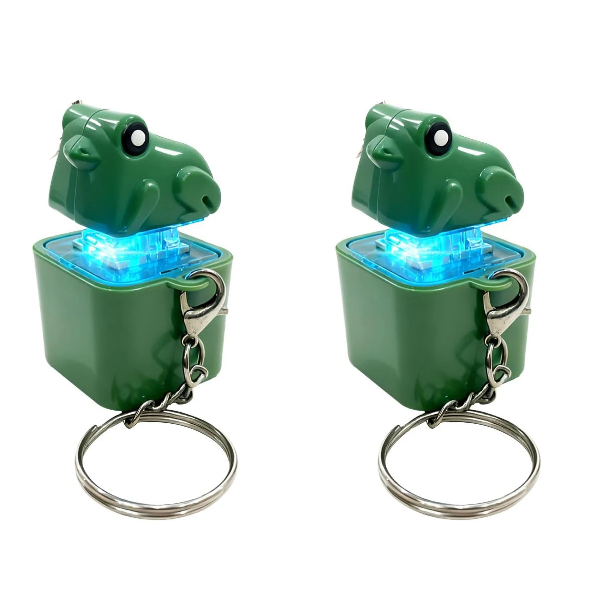 Croaking Frog Fidget Keychain