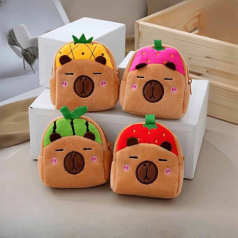 Capybara Plush Coin Purse
