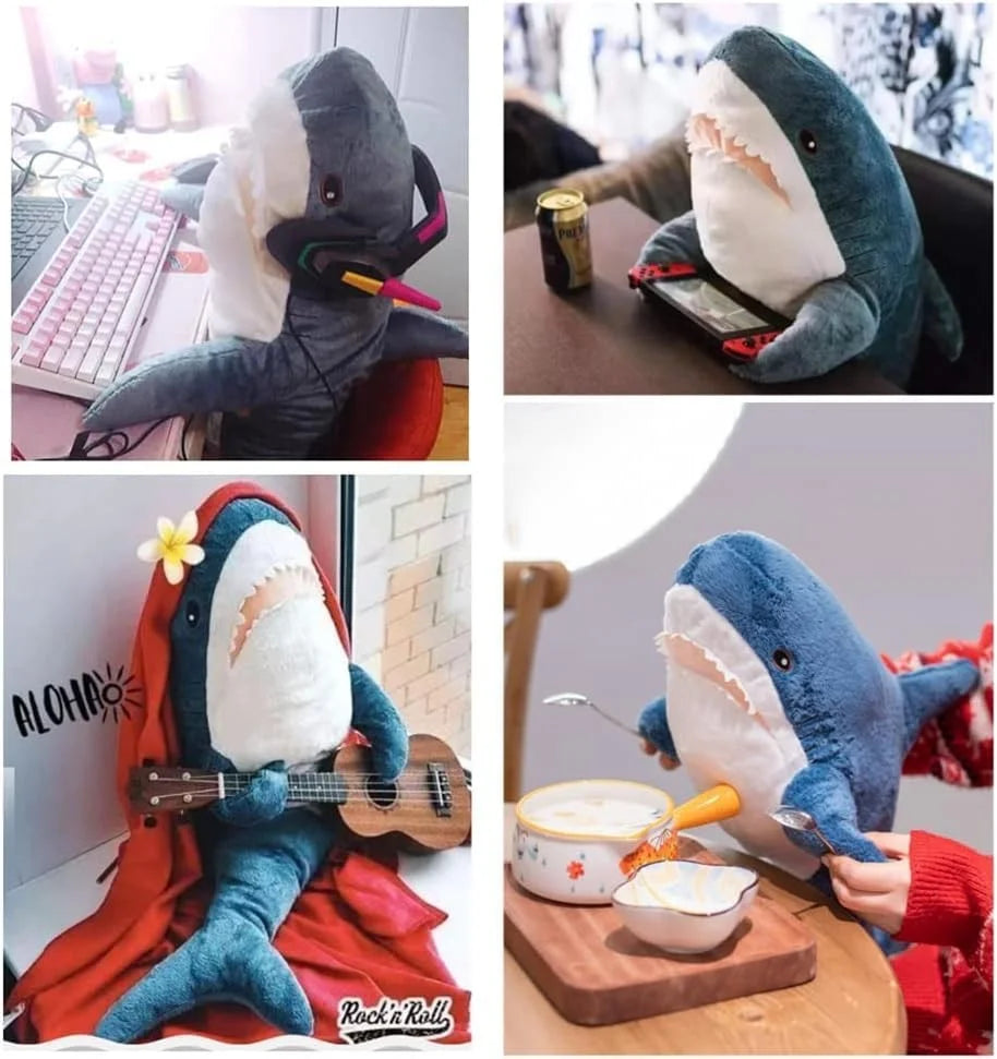 Giant Blue Shark Plush