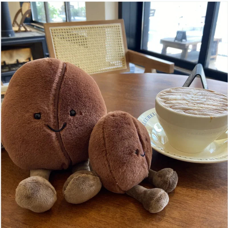 Smiling Coffee Bean Plush