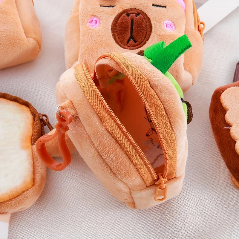 Capybara Plush Coin Purse