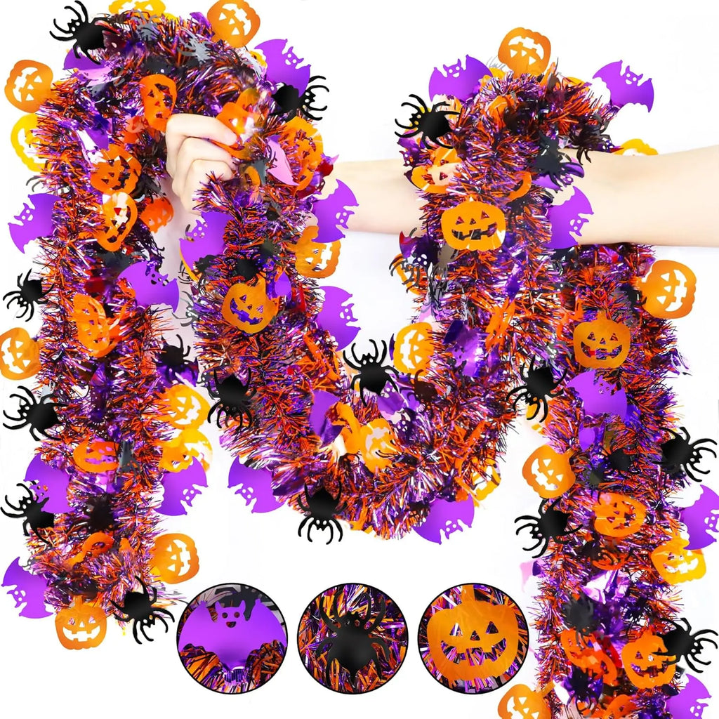 Halloween Tinsel Garland