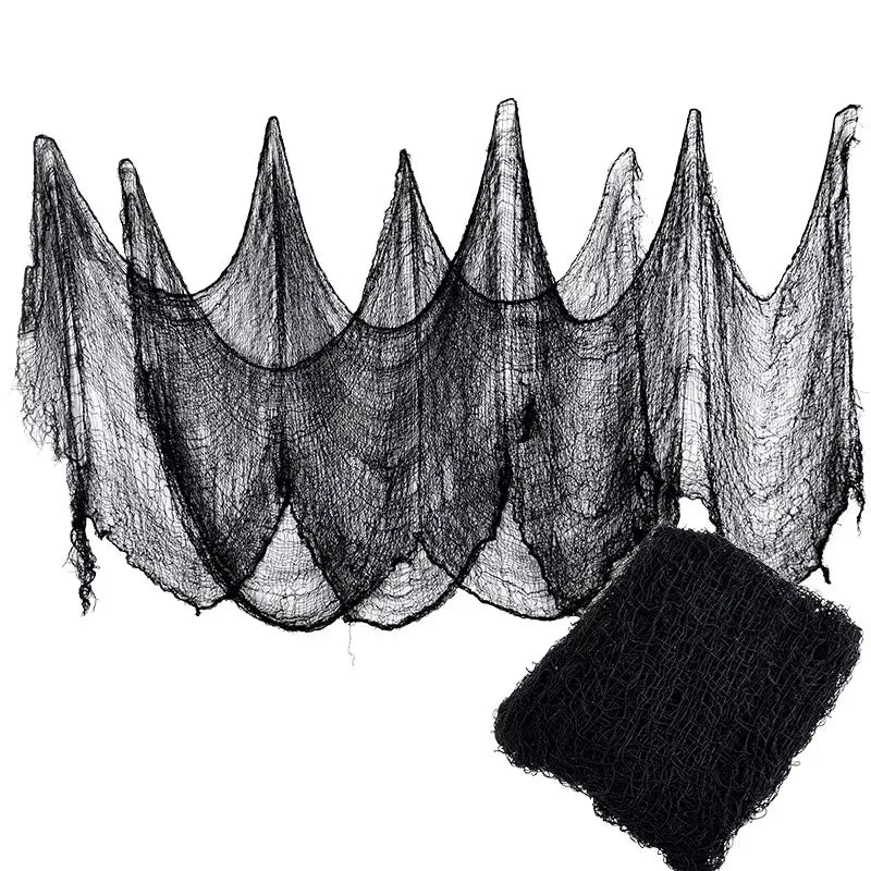 Halloween Haunted Gauze Spider Web