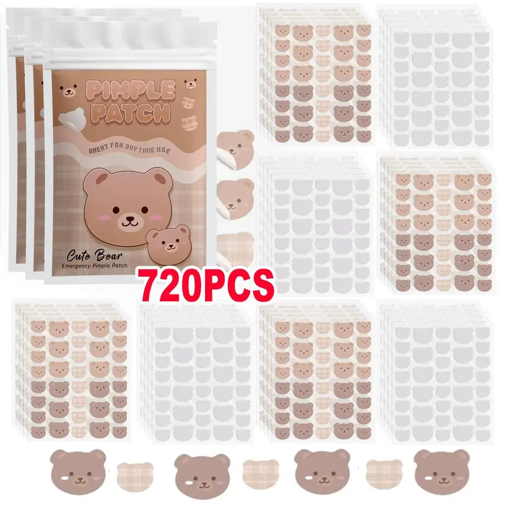 Cartoon Hydrocolloid Blemish Patches – 720 Pack