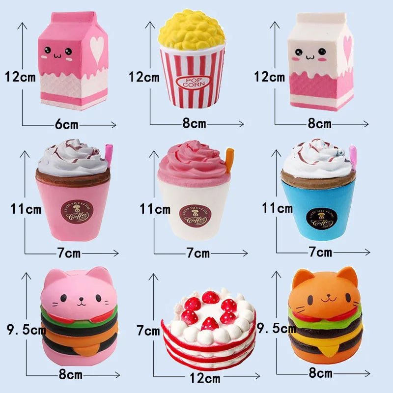 Jumbo Kawaii Food Squishies