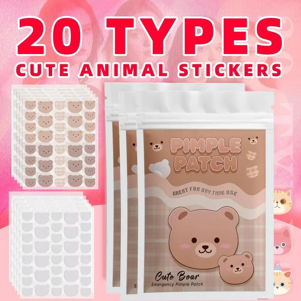 Cartoon Hydrocolloid Blemish Patches – 720 Pack