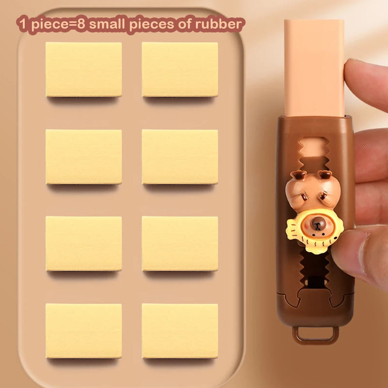 Capybara Retractable Eraser