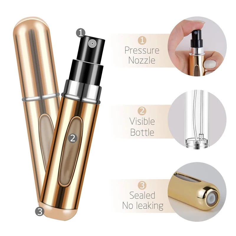 5ml Refillable Travel Perfume Atomizer
