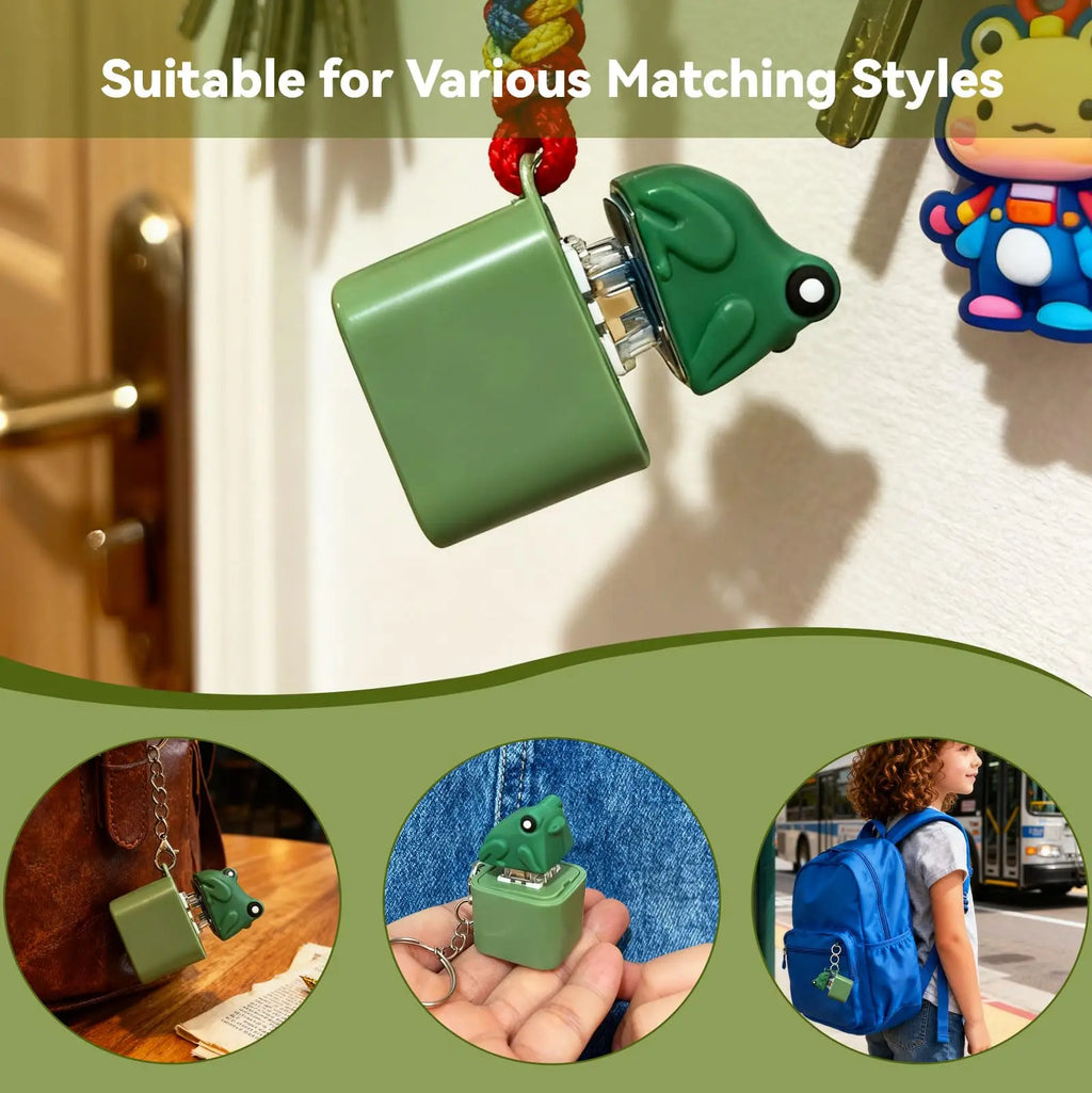 Croaking Frog Fidget Keychain