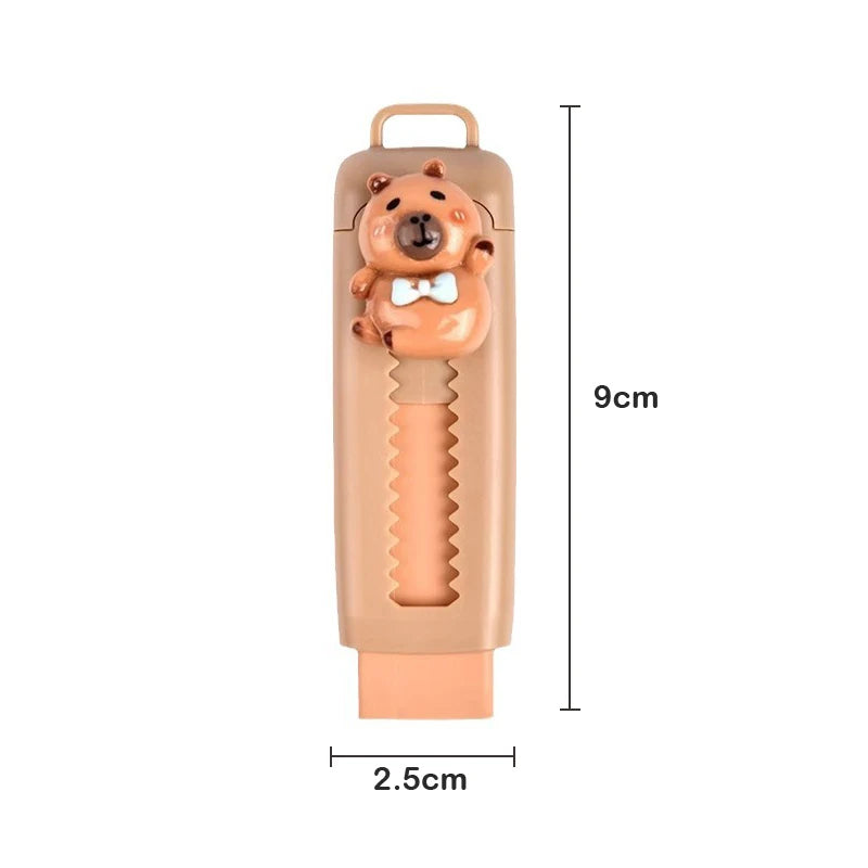 Capybara Retractable Eraser
