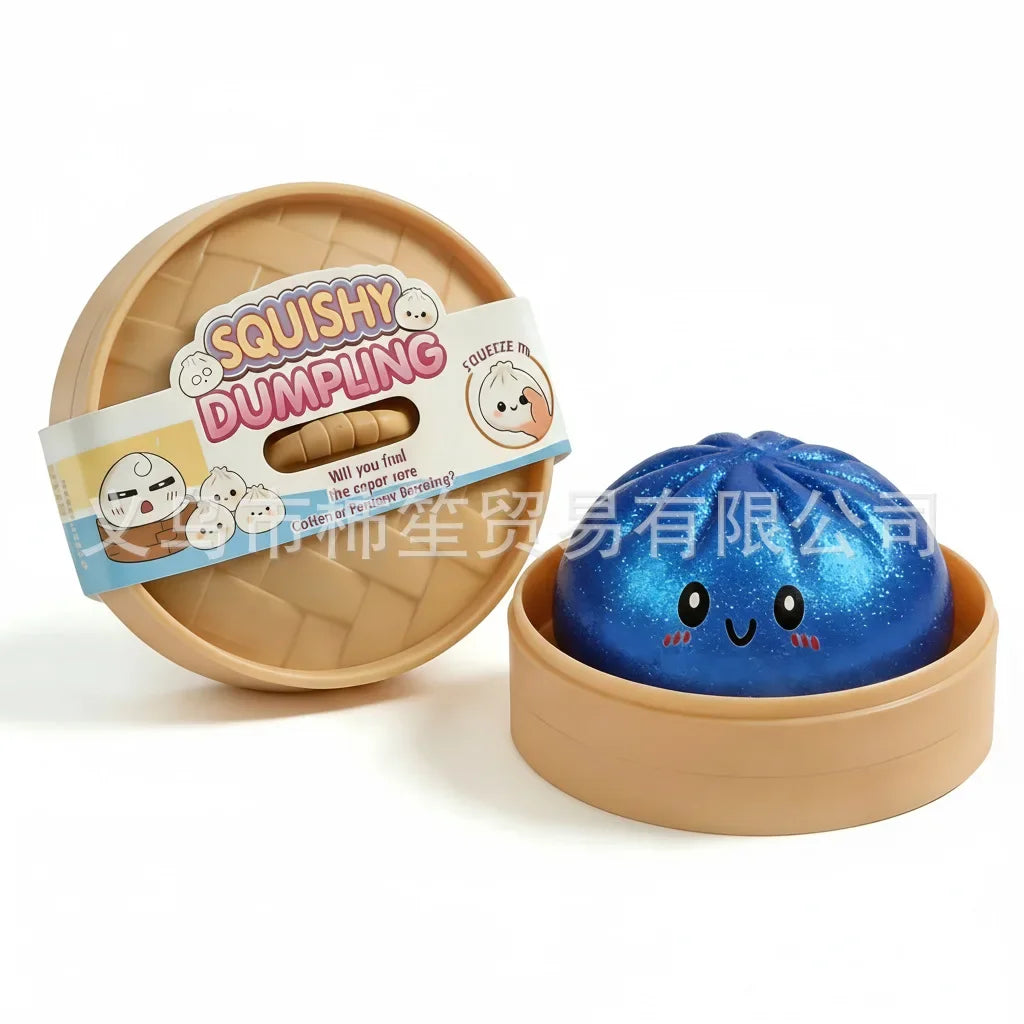 Halloween Ghost Dumpling Squishy – Slow-Rise Stress Toy