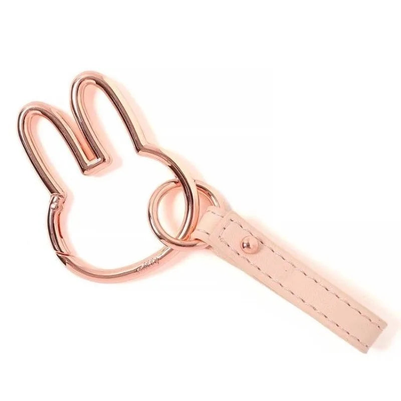 Miffy Rabbit Head Keychain – Cute Bag Charm