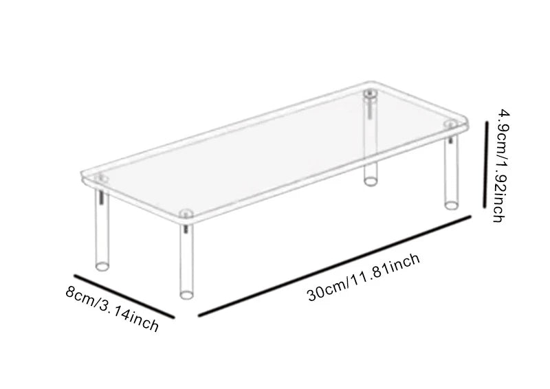 Squishy Display & Storage Shelf – Clear Tiered Organizer for Squishies