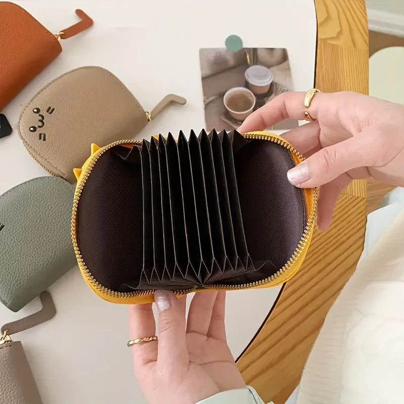 Cat-Shaped Card Wallet