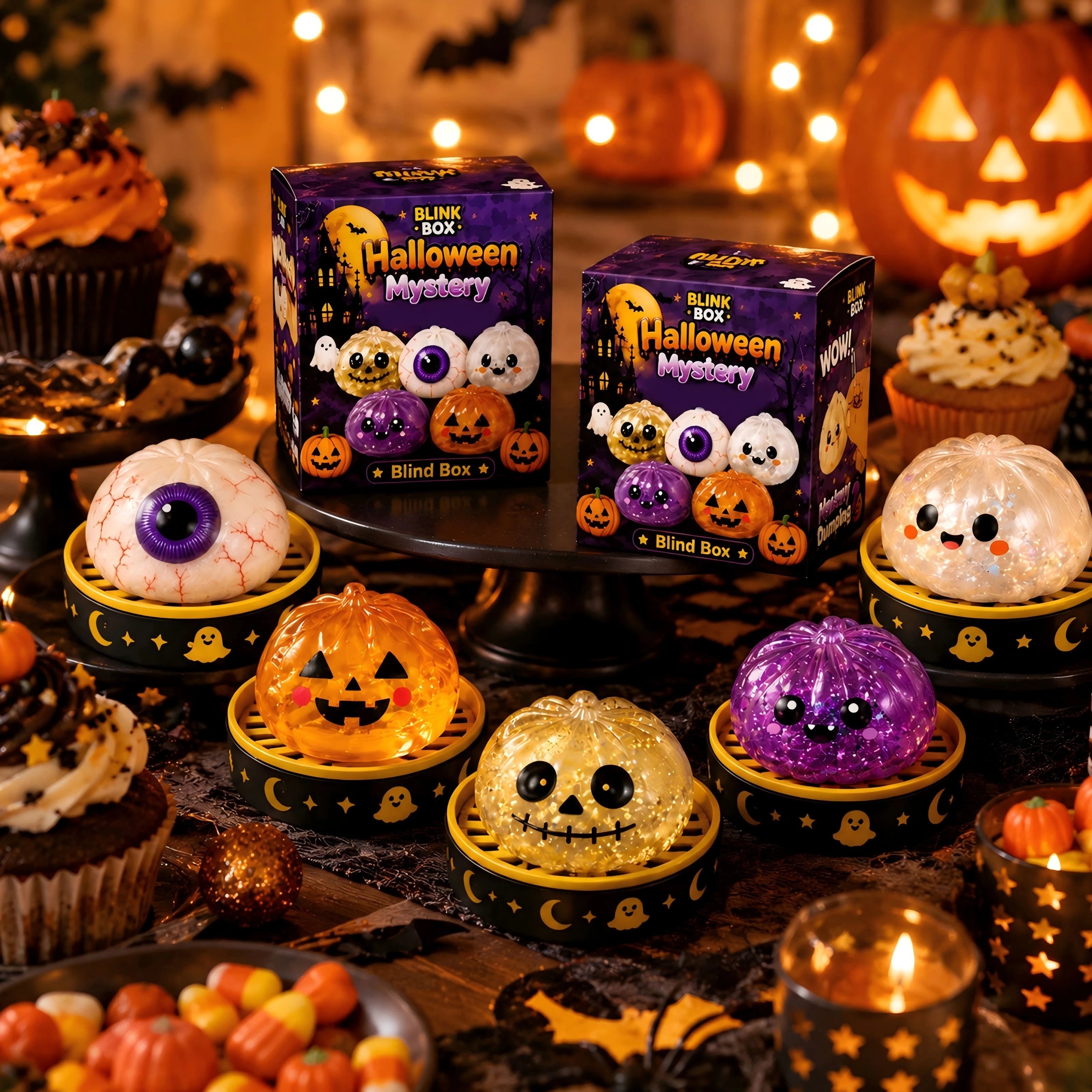 Halloween Ghost Dumpling Squishy Collection