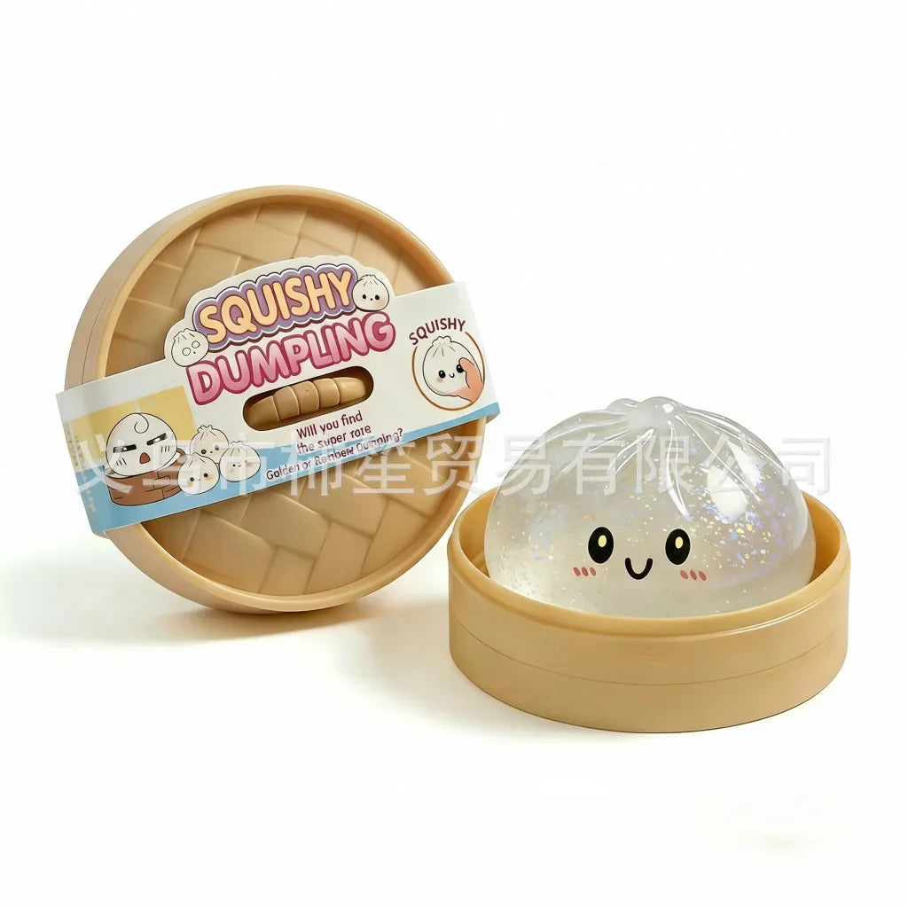 Halloween Ghost Dumpling Squishy – Slow-Rise Stress Toy