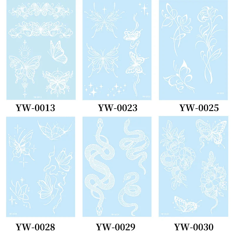 Glow-in-the-Dark Temporary Tattoo Sets