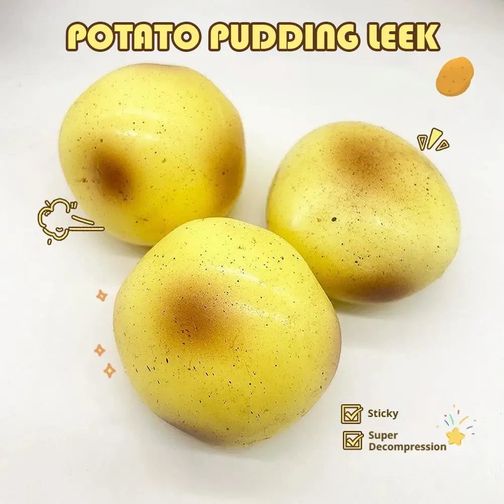 Realistic potato squishy fidget toy