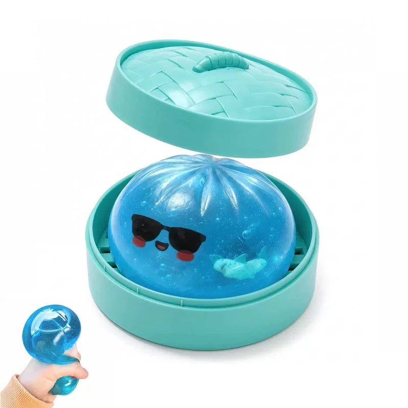 Halloween Ghost Dumpling Squishy – Slow-Rise Stress Toy