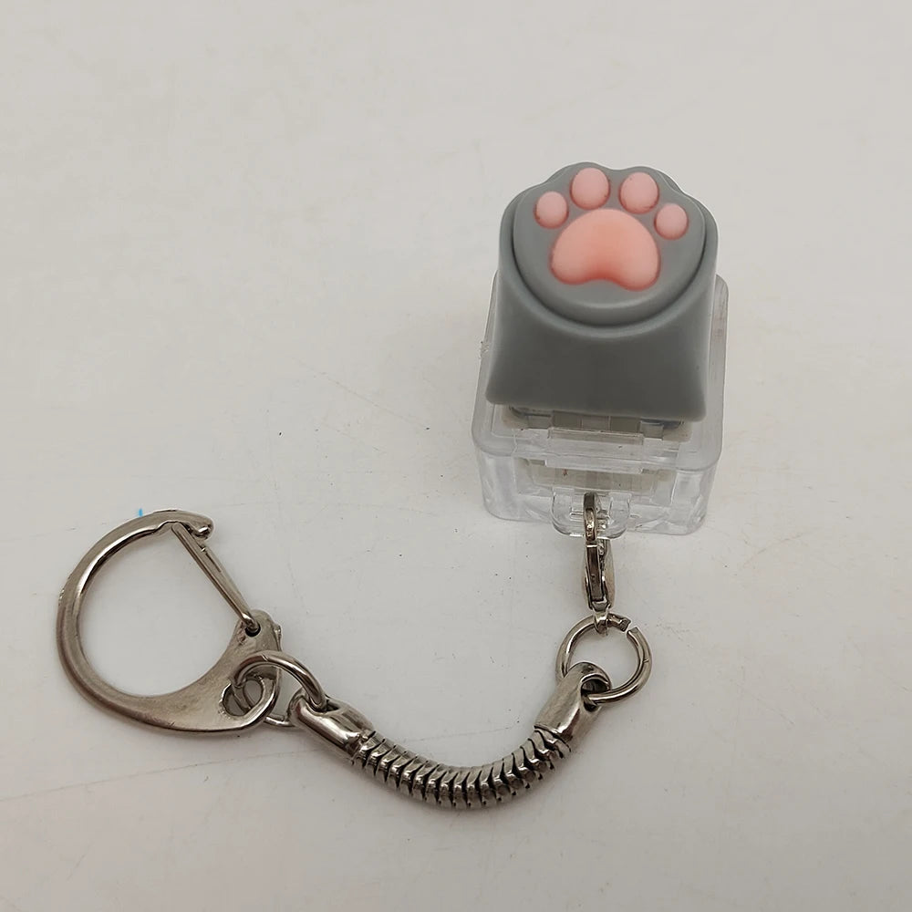 Cat Paw Clicker Keychain