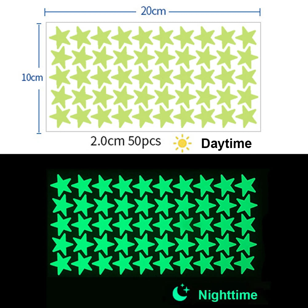 Glow-in-the-Dark 3D Stars & Moon Set