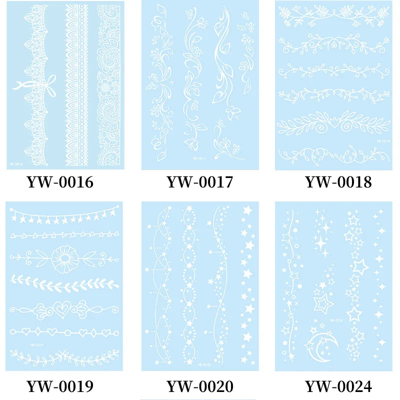 Glow-in-the-Dark Temporary Tattoo Sets