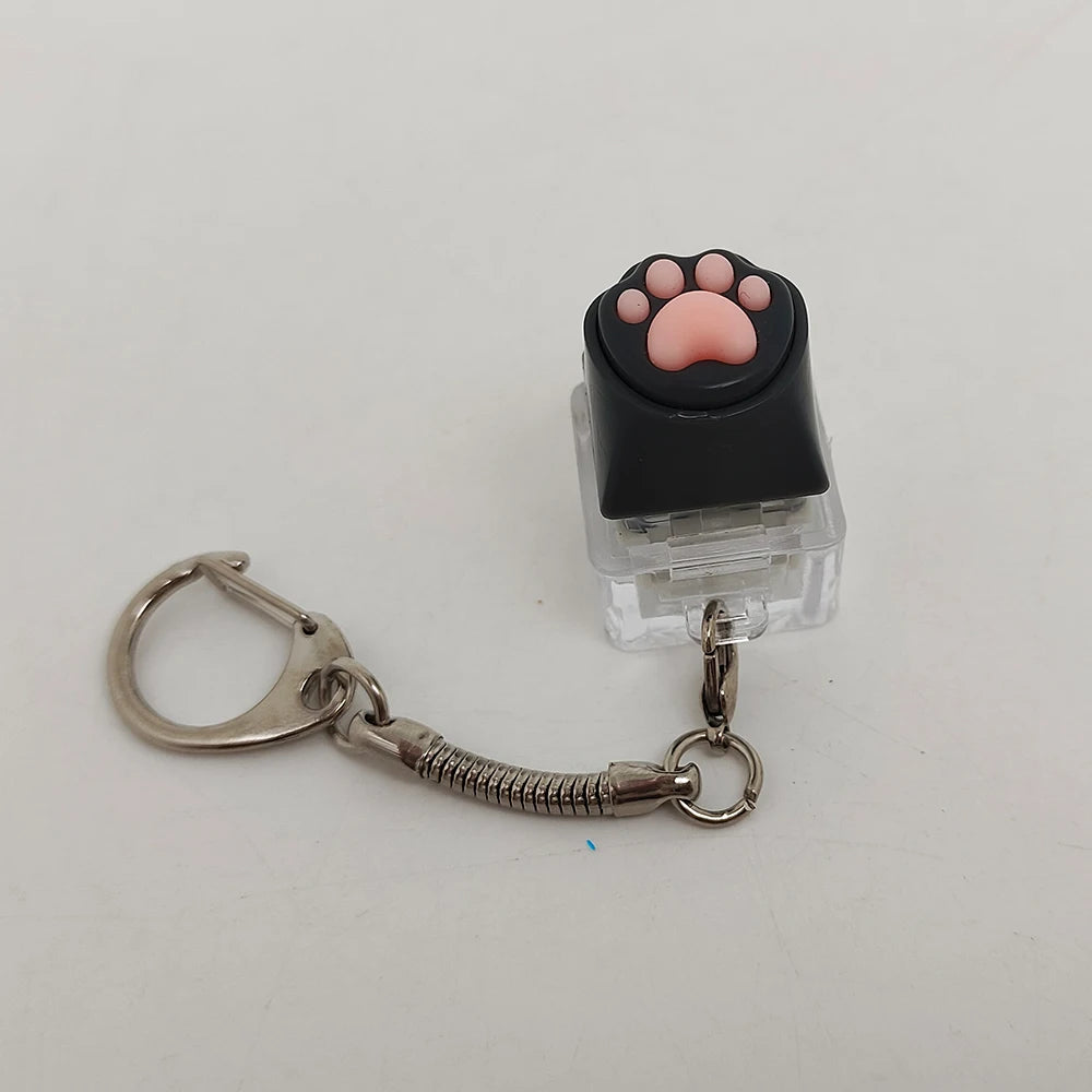 Cat Paw Clicker Keychain