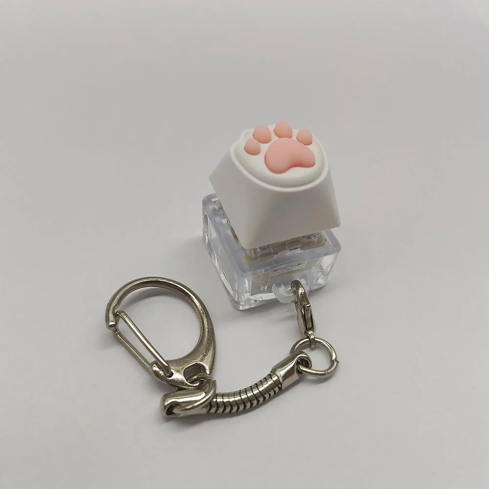 Cat Paw Clicker Keychain