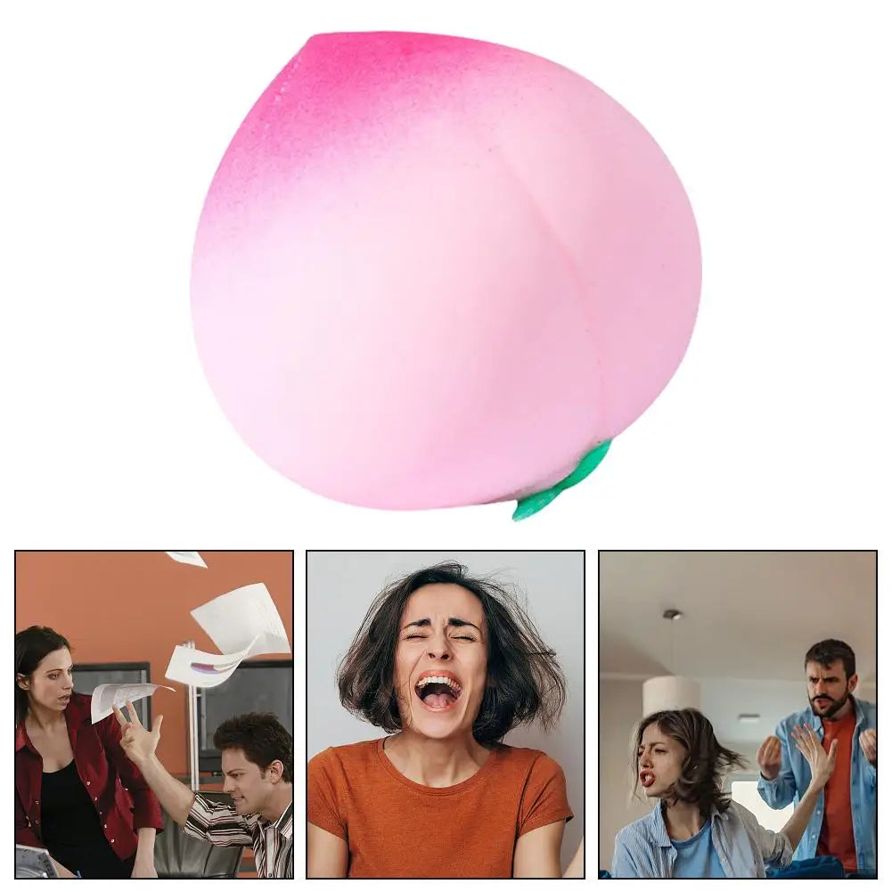 Juicy Peach Squishy Toy