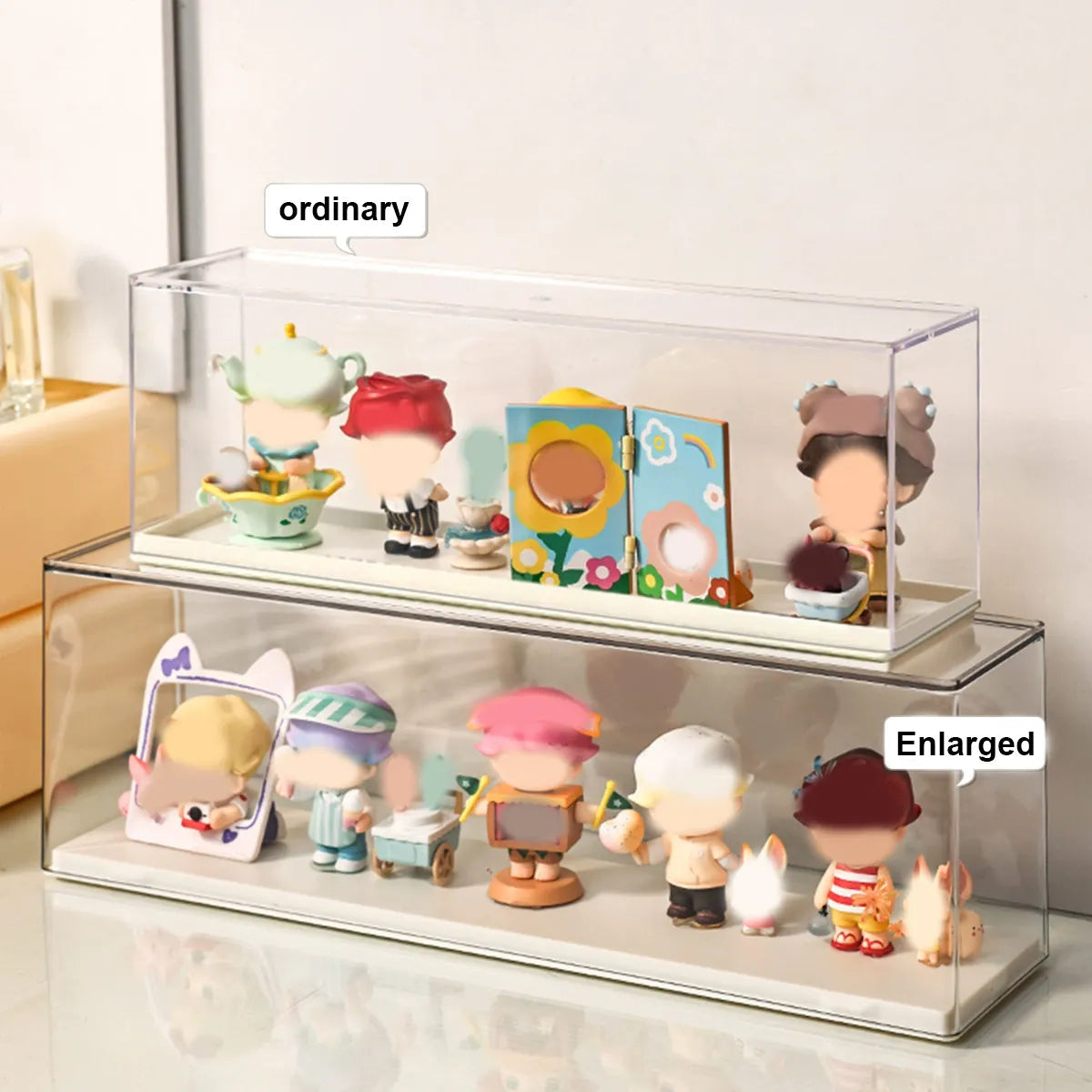 Stackable Clear Collectible Display Case