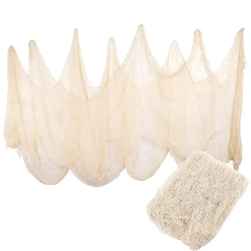 Halloween Haunted Gauze Spider Web