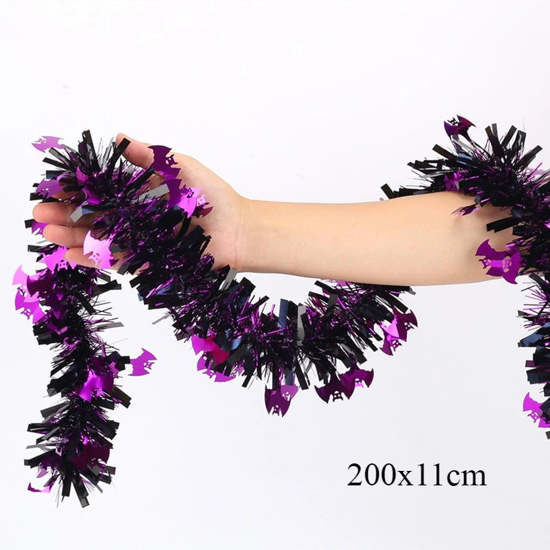 Halloween Tinsel Garland