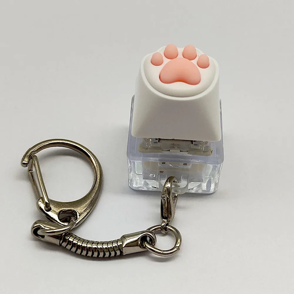 Cat Paw Clicker Keychain