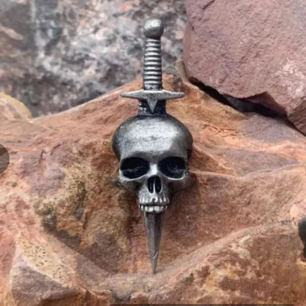 Halloween skull pin accessory