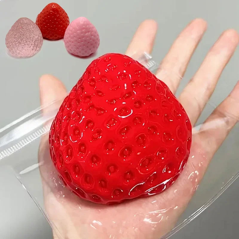 Big Strawberry Squishy Stress Ball