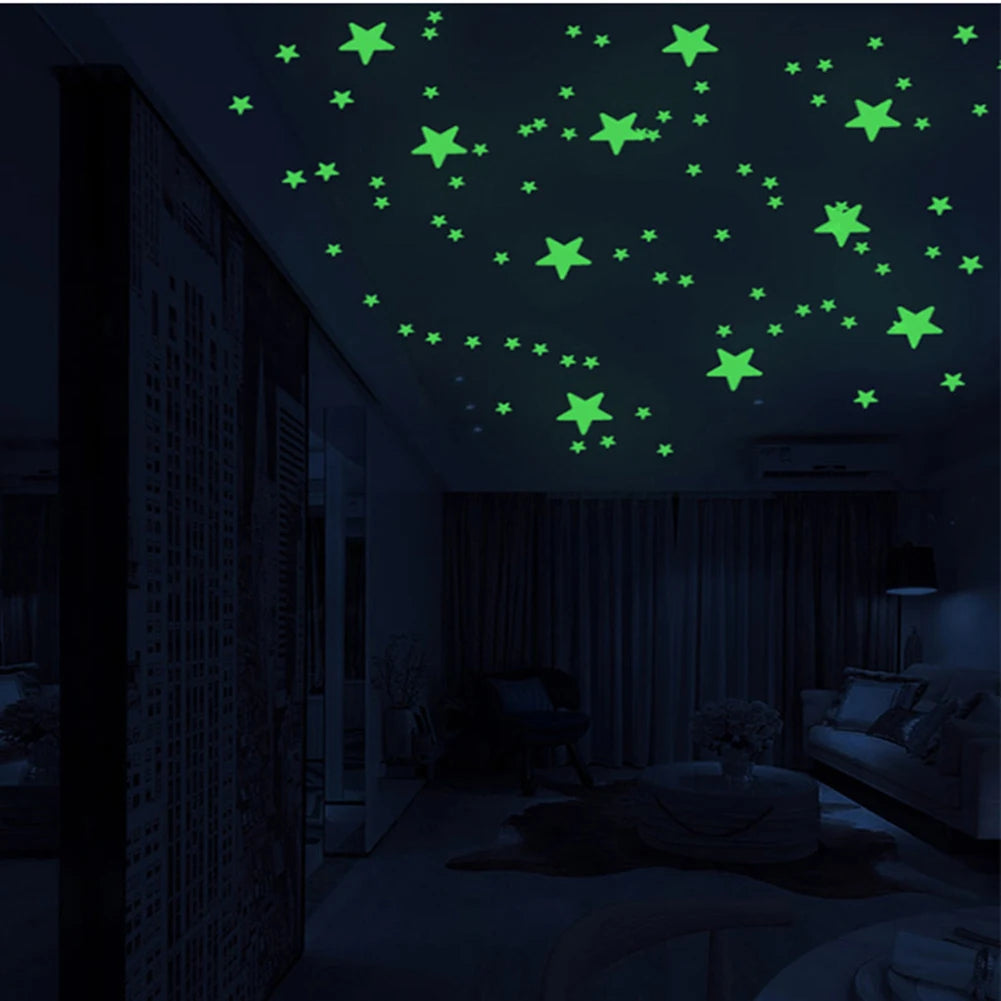 Glow-in-the-Dark Star Wall Stickers