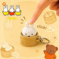 Miffy Steamed Bun Stress-Relief Keychain